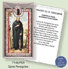 St Peregine Prayer Card and Medal