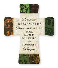 Someone Remembers Glazed Porcelain Cross