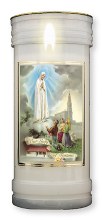 Our Lady of Fatima Pillar Candle