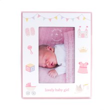 Hello Baby Girl Bunting Photo Frame