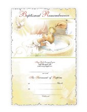 Baptismal Certificate