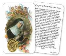 Additional picture of St Rita Prayer Prayer Card