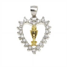 Diamond and Gold First Holy Communion Pendant Diamond and Gold First Holy Communion Pendant