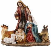 Holy Family Nativity Set (25cm)
