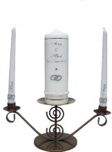 Personalised Diamant Rings Wedding Candle Set Personalised Diamant Rings Wedding Candle Set