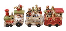 Christmas Santa Train with LED light (32cm)