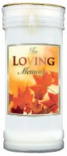 In loving Memory Pillar Candle (15cm)