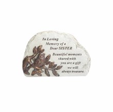 Sister Memorial Bird plaque