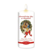 Remembrance Nativity Candle 15cm