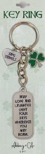 Irish Safe Travels Key Ring