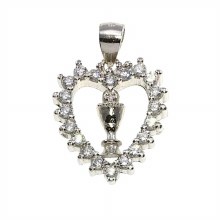 First Holy Communion Heart Chalice Pendant First Holy Communion Heart Chalice Pendant