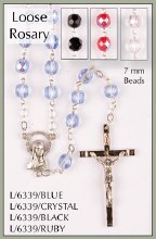 Loose Crystal Glass Rosary Beads