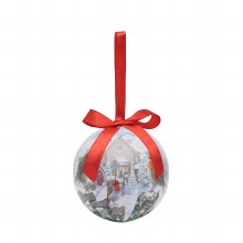 Christmas Robins Baubles Set of 6