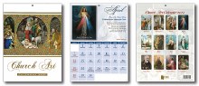 Church Art Calendar 2024