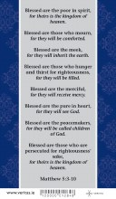 The Beatitudes Prayer card