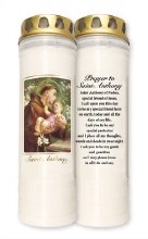 St Anthony 7 Day Pillar Candle