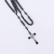 Large Hematite Rosary Beads Large Hematite Rosary Beads