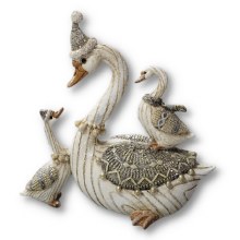 Christmas Mother Goose with Children (13cm) Christmas Mother Goose with Children (13cm)