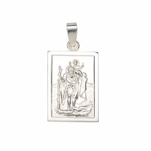 St Christopher Sterling Silver Pendant