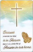 Additional picture of Someone in Heaven Prayer Card