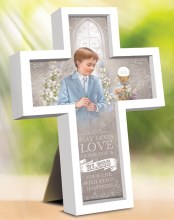 C12623 Boy First Holy Communion Message Cross