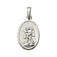 Guardian Angel Sterling Silver Medal
