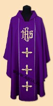 Purple IHS Chasuble