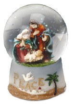 Holy Family Nativity Scene Waterball 5 cm