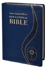 St Joseph New Catholic Bible, Giant Type, Blue Imitation Leather