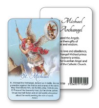 St Michael Prayer card