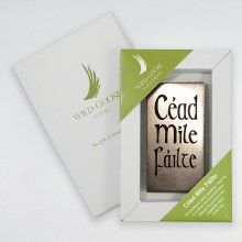 Cead Mile Failte Bronze Hanging Plaque Cead Mile Failte Bronze Hanging Plaque