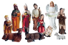 Christmas Night Large Nativity Set (80cm)