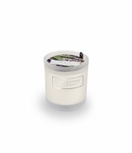 Lavendar and sage Glass Votive Candle