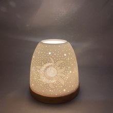 Sun Moon & Stars ceramic led light holder