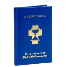 My First Holy Communion Missal Blue Padded