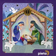 16 House Nativity Charity Cards