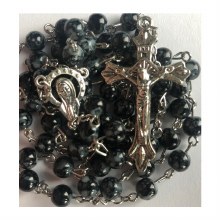 Black Rosary Beads Boxed
