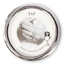 First Holy Communion Round Frame (14cm)