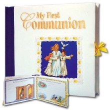 My First Communion Hardcover Album with Slipcase