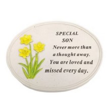 Son Oval Memorial Plaque Son Oval Memorial Plaque