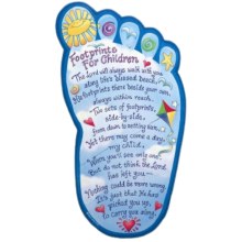 Footprints Plaque (20 x 40 cm)