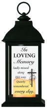 In Loving Memory Lantern with LED candle (30cm)
