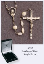 Mother of Pearl Rosary Beads Mother of Pearl Rosary Beads