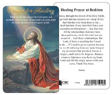 71910 Prayer For healing Laminated Prayer card