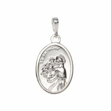 St Antony Sterling Silver Medal (21mm)