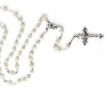 Mother of Pearl Rosary Beads