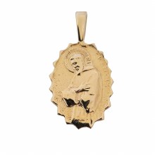 9ct Gold St Francis Medal