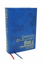 Christian Community Bible, Navy Leather