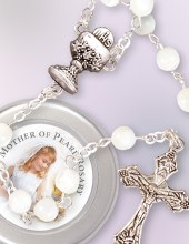 Mother of pearl First Holy Communion Rosary