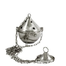 Nickel Thurible (11cm x 9cm Diameter)